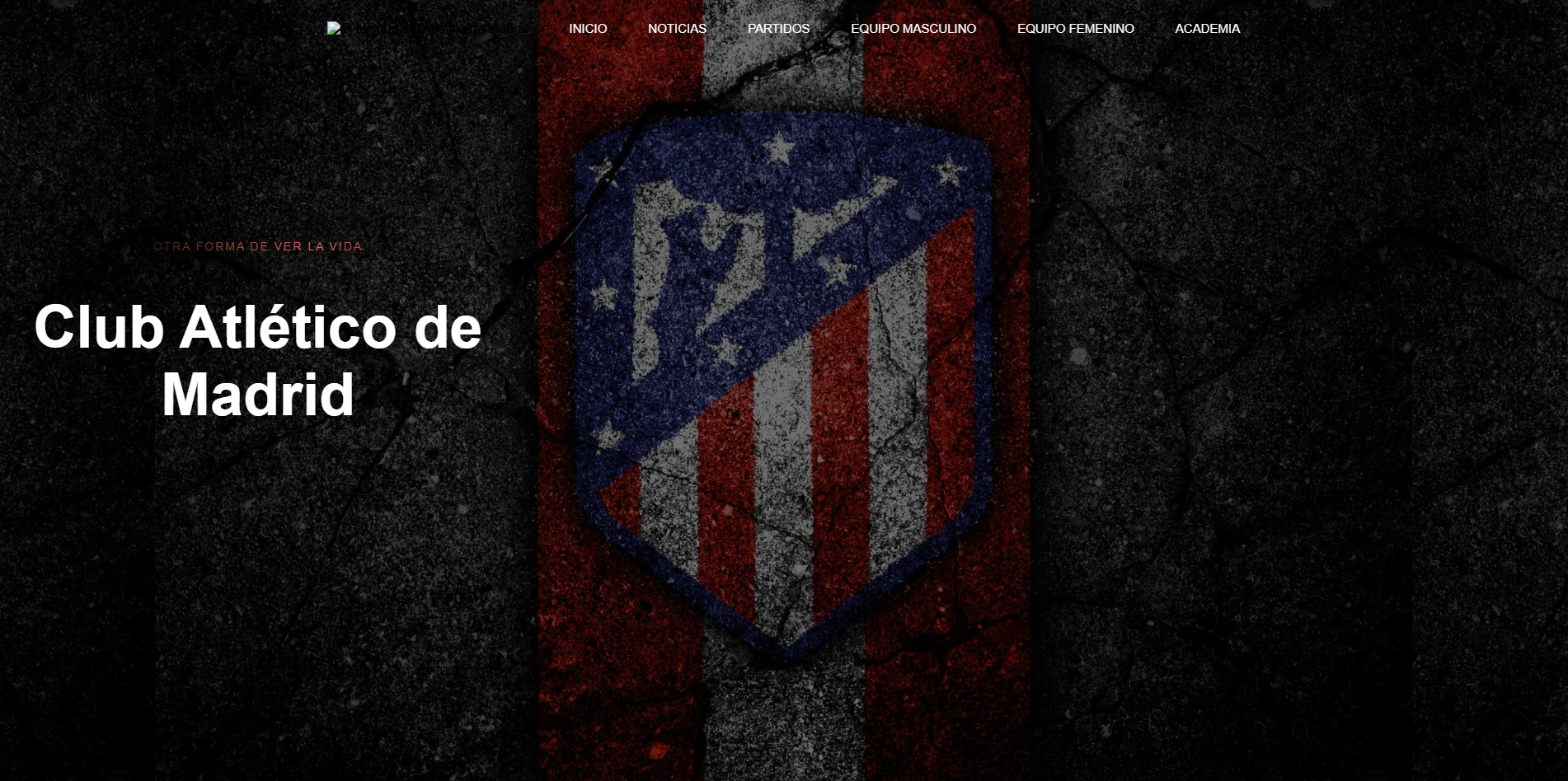 Página web de un equipo Patetico
