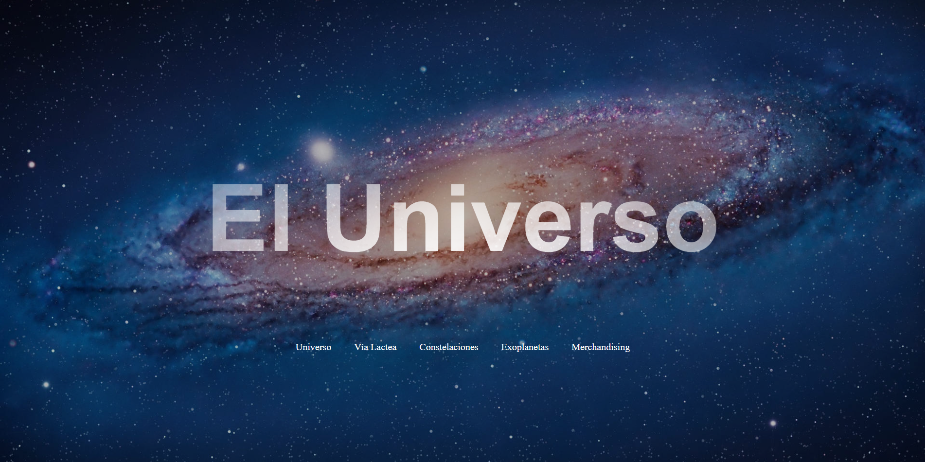 Página web del Universo